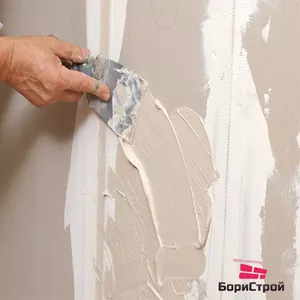 Шпатлевка,  покраска стен и потолков в Борисове,  Жодино